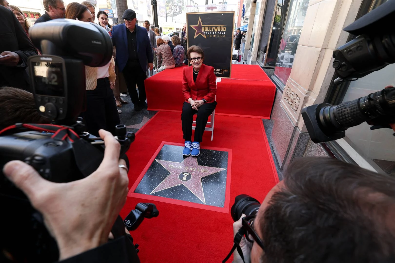 Billie Jean King se ster skitter nou ook op Walk of Fame