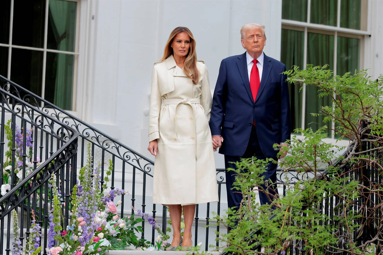 Melania Trump bring glo skaars tyd in Withuis deur