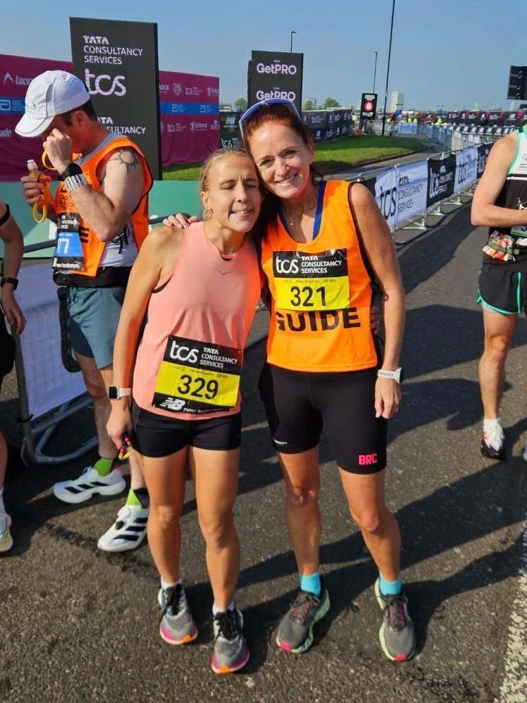 Louzanne hardloop dié keer Londen-marathon om dit net te geniet