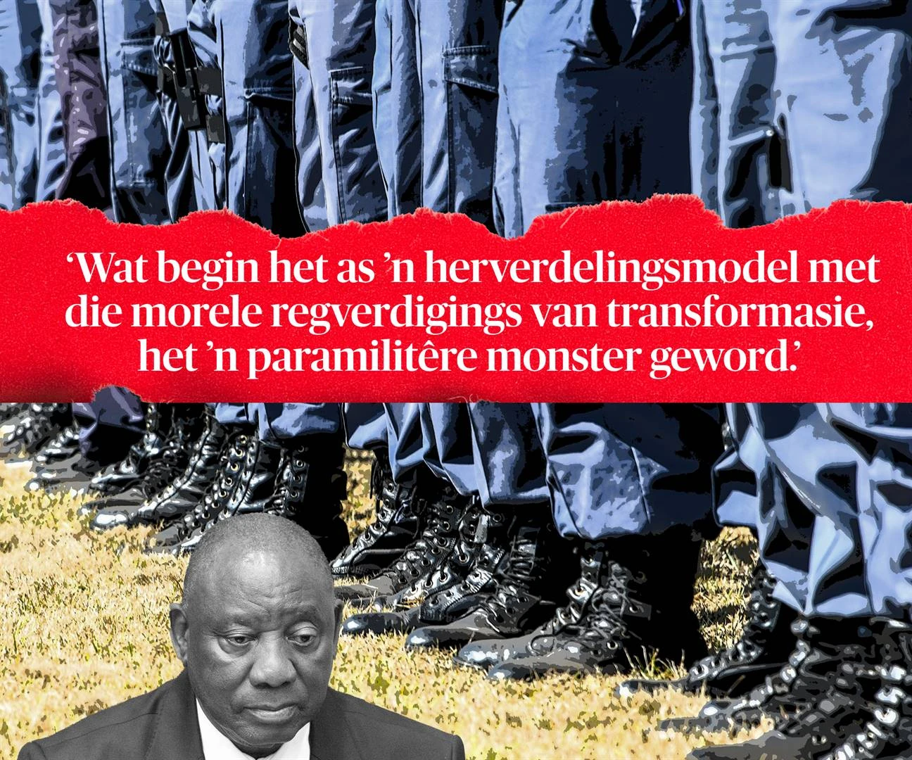 Piet Croucamp: Cyril was nog nooit só kwesbaar en onbeholpe