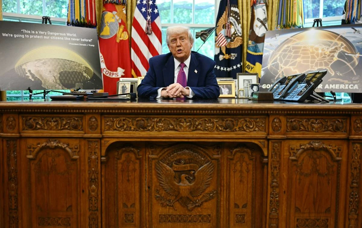Trump kies ontwerp vir ‘goue missielskild’