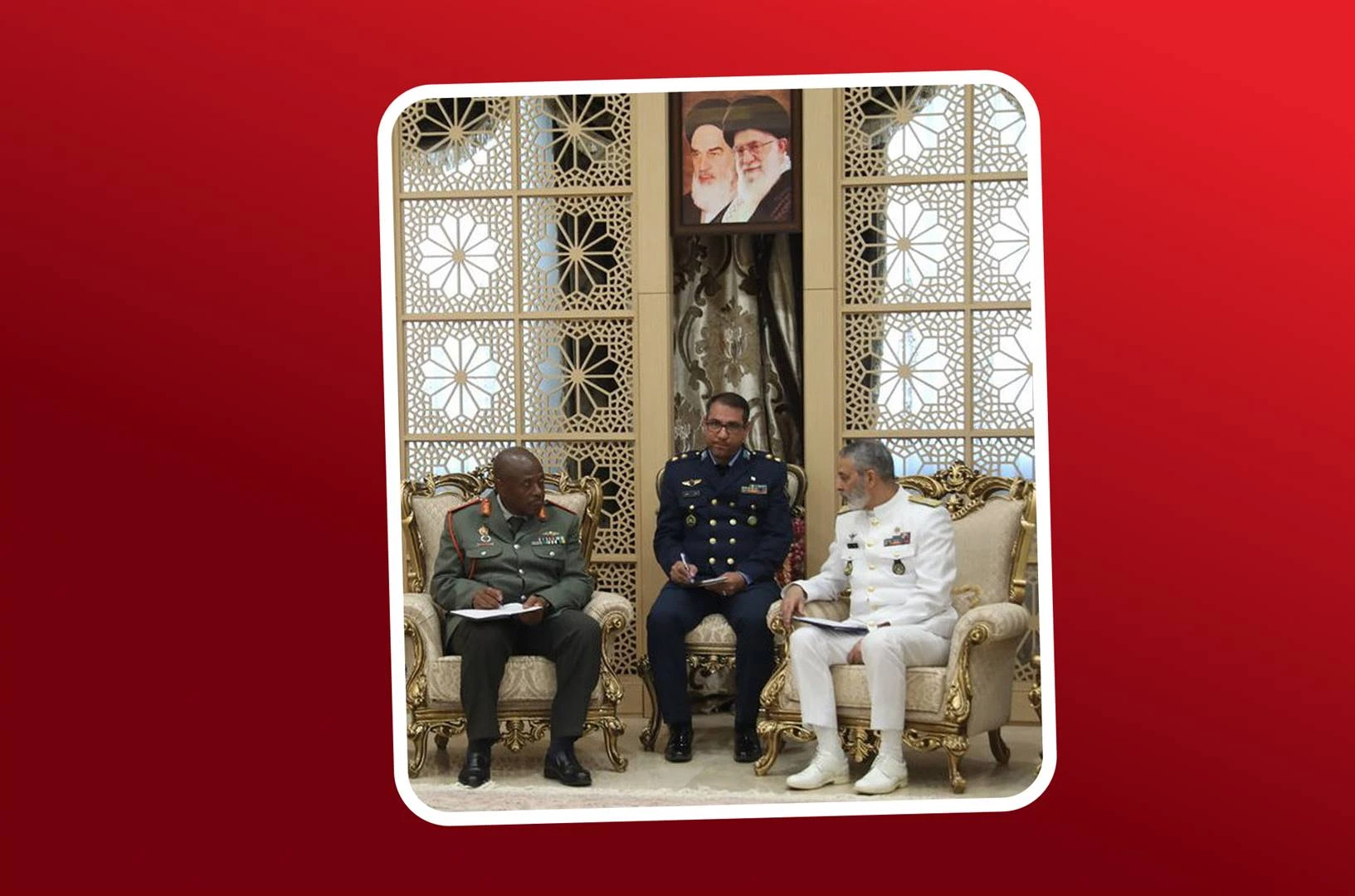 Iran-herrie: Cyril het beleërde weermaghoof met hand uitgesoek