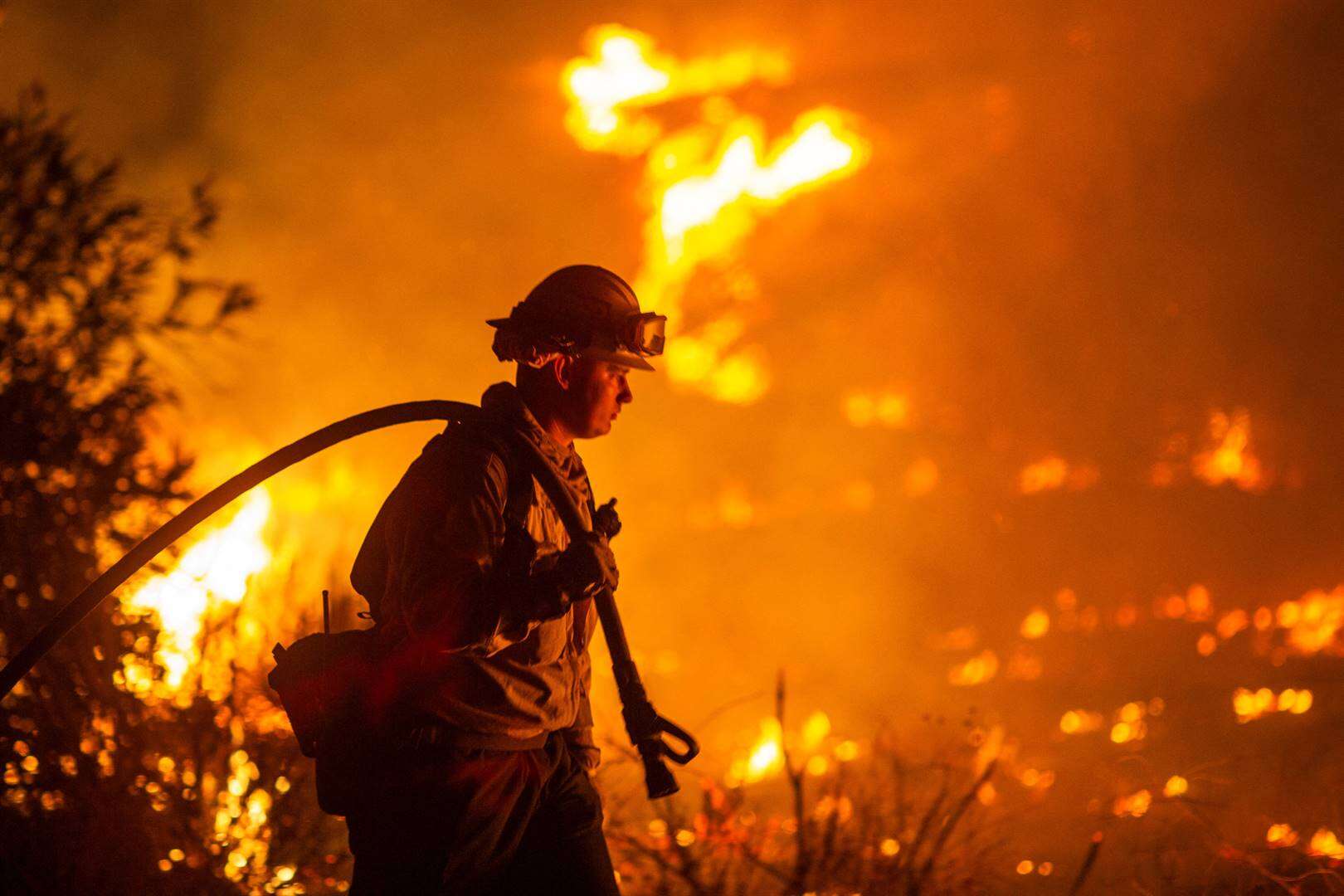 Wind blaas nuwe reusebrand in Los Angeles aan