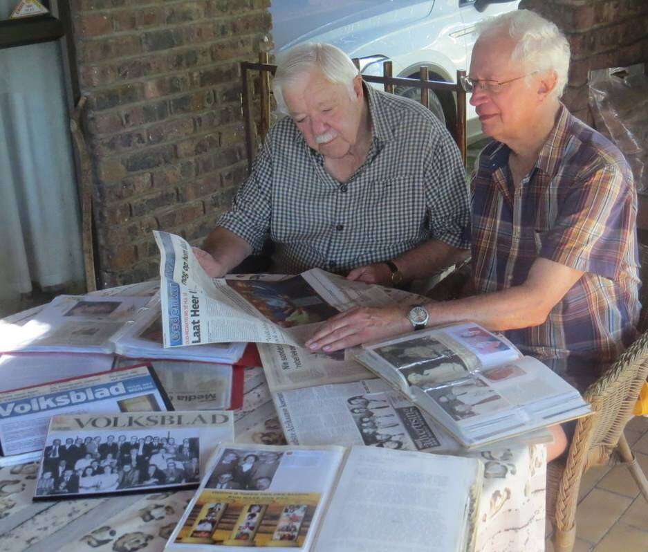 Herman le Roux se plakboeke vertel ‘Volksblad’ se storie