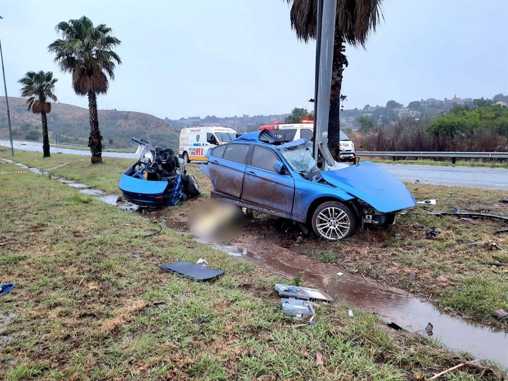 BMW ripped apart in horror crash that left 3 dead