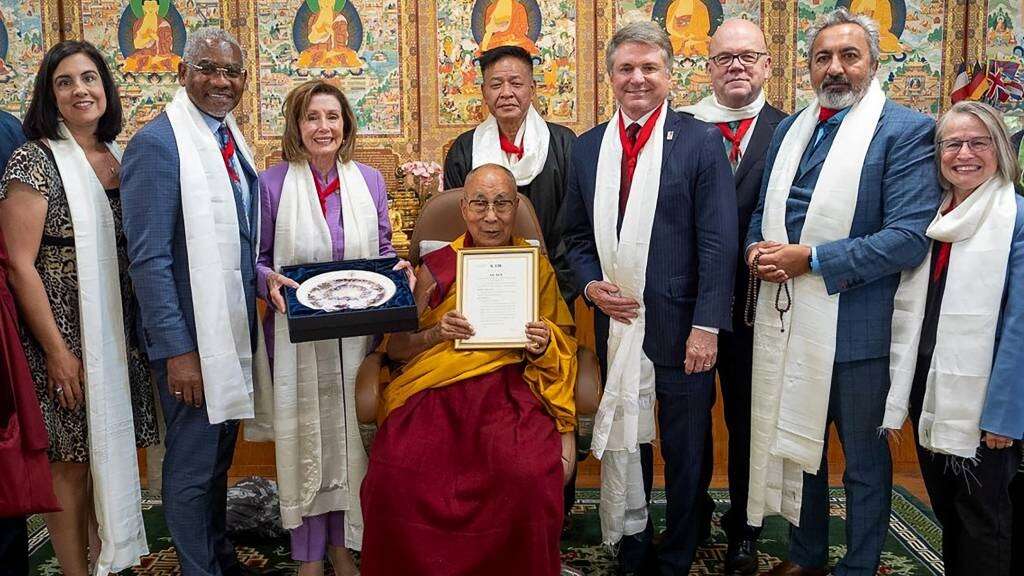 'Truly a blessing': Pelosi, senior US lawmakers visit Dalai Lama, sparking China anger