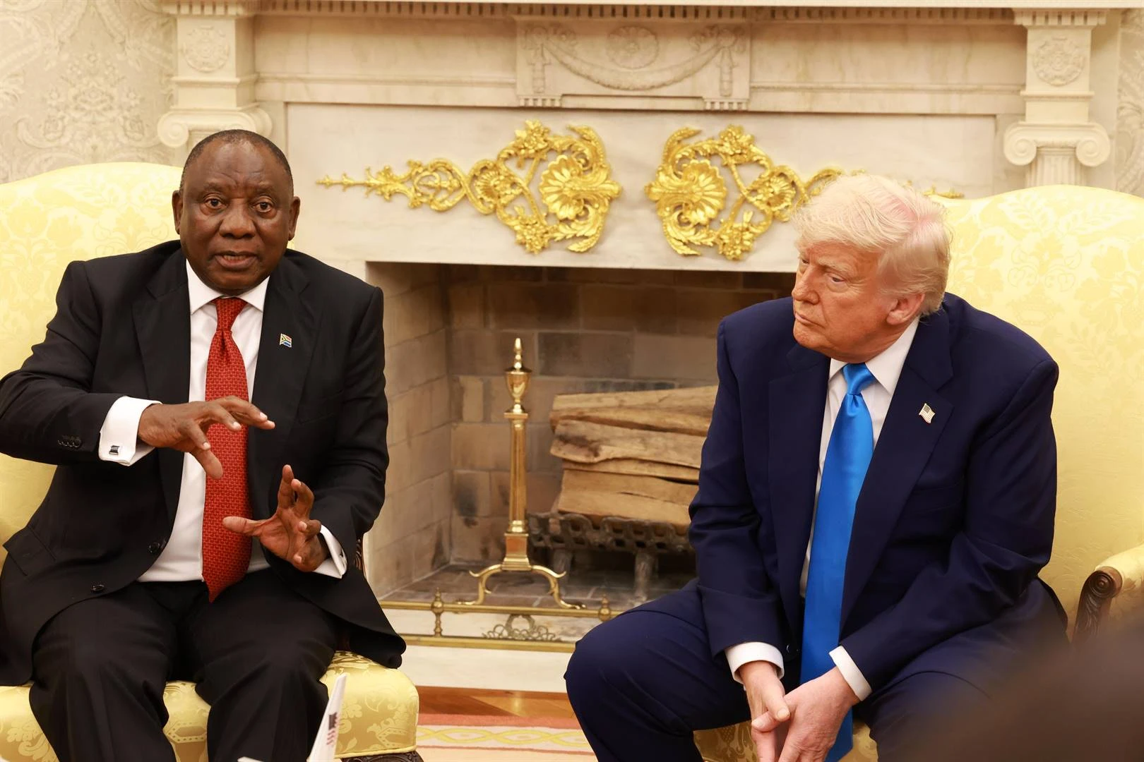 Ramaphosa vergader wéér die naweek met Trump