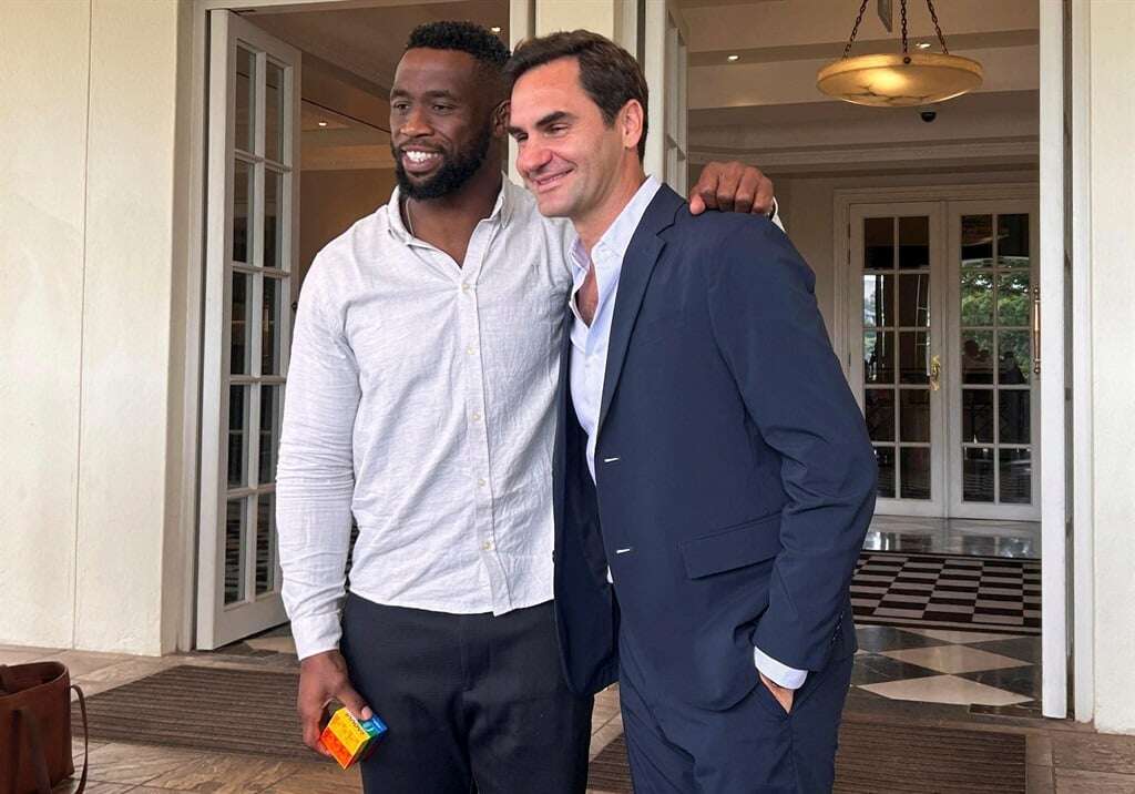 Federer and Kolisi: World's sporting heroes bond over worthy cause