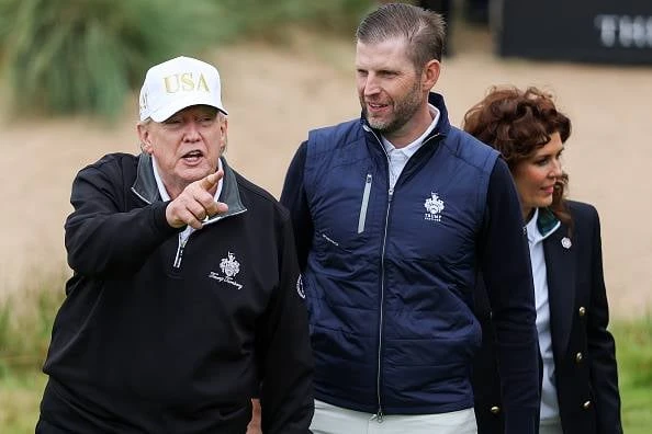 Niemand is beter vir gholf, sê Eric Trump oor sy pa