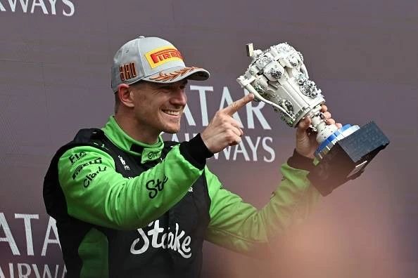 Hulkenberg ontslae van F1 se langste ongewenste rekord danksy podiumplek