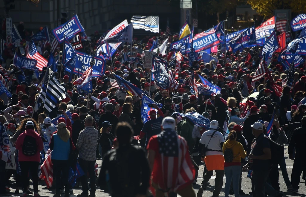 PICS | Trump loyalists gather in Washington, claiming election fraud