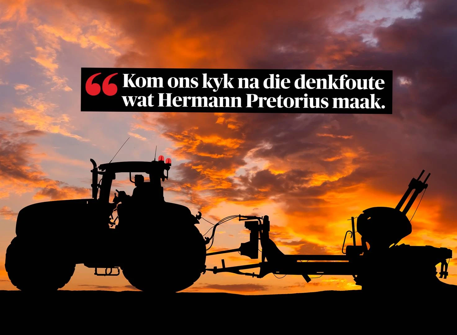 Piet Croucamp: Gaan lees die wet voor jy Groot Landbou slegsê