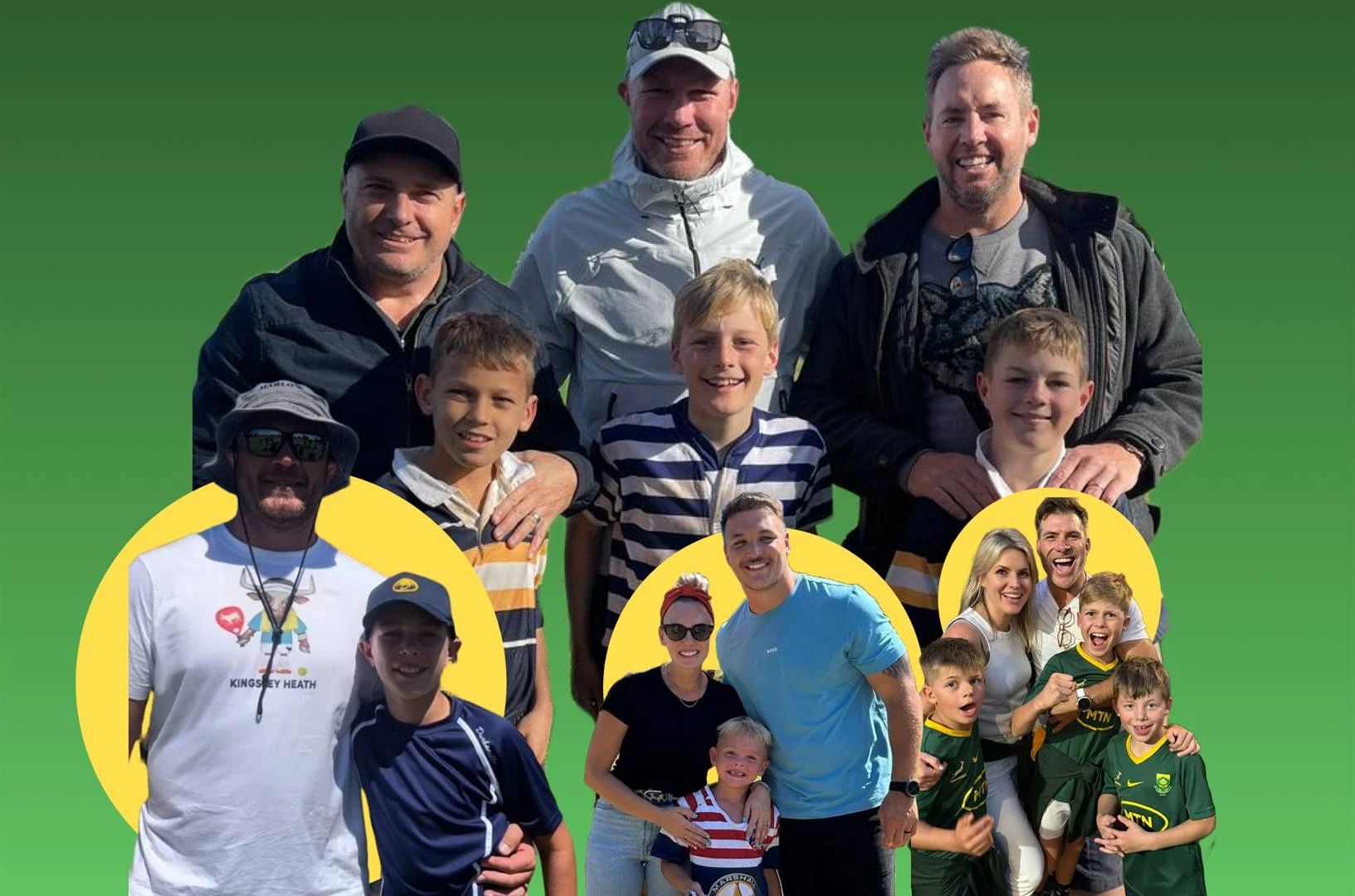 Bok-pa’s spog met hul jong rugbylatte: ‘Albei jag balle,’ lag Duane