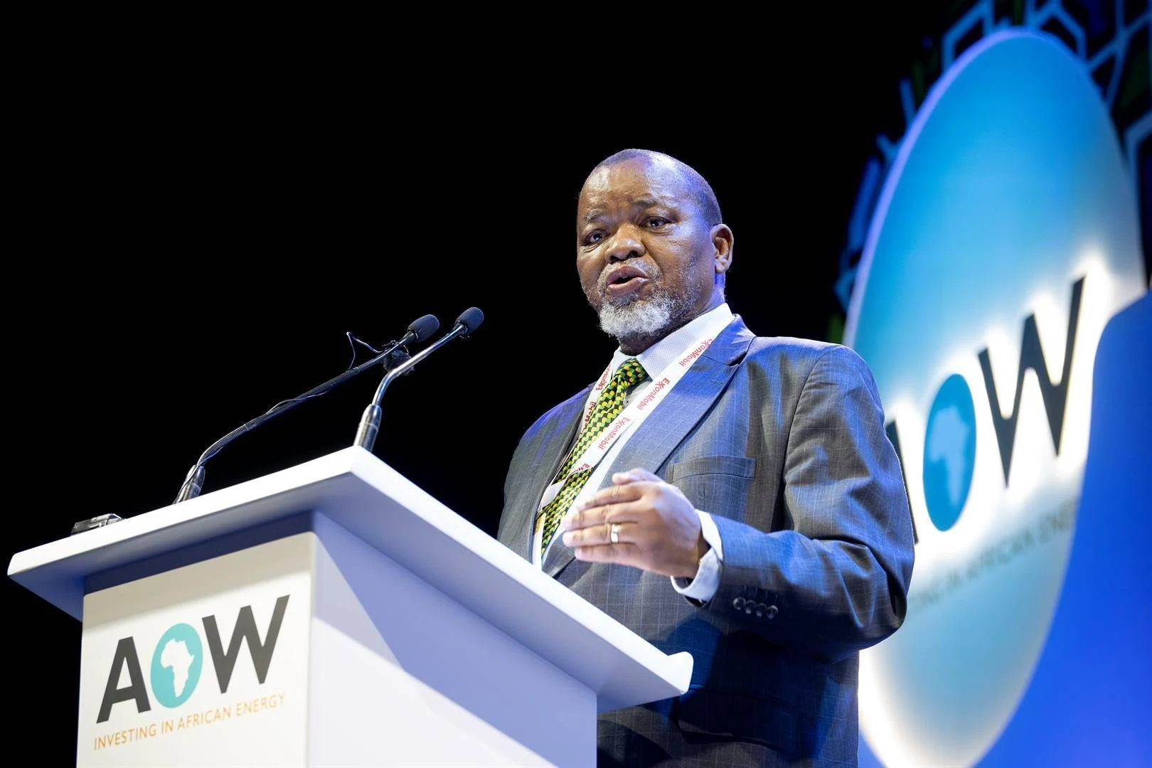 Mantashe neem waar as president