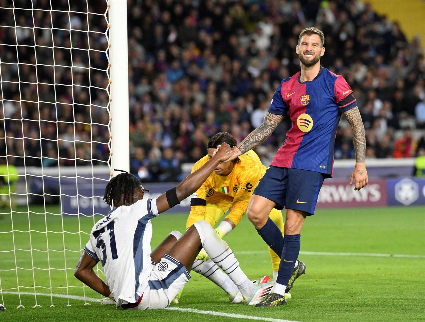 Barcelona en Inter speel gelykop in halfeind-riller