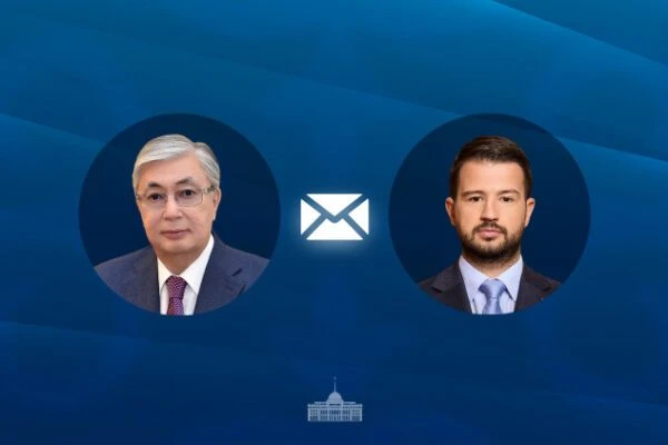 Токаев направил поздравительную телеграмму президенту Черногории