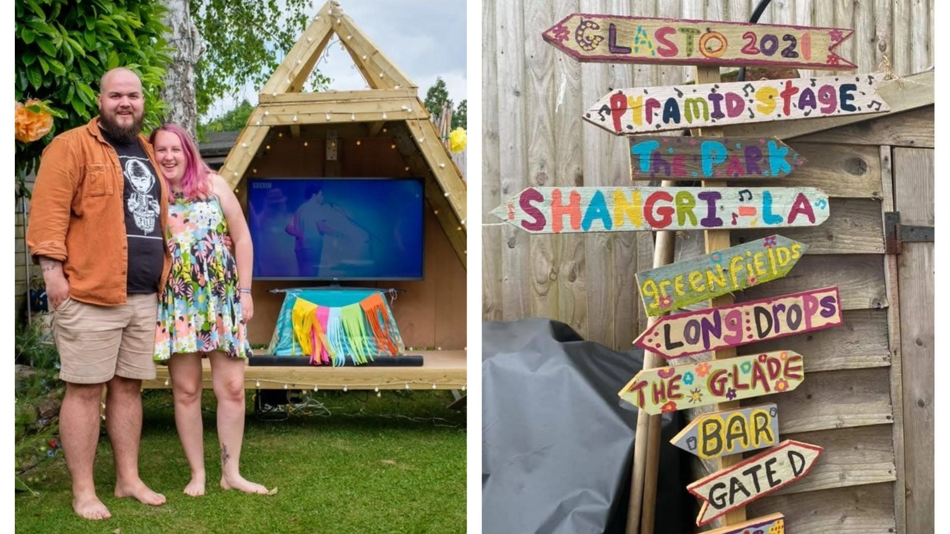 ‘Glasthomebury’: Fans recreate festival experience after eve…