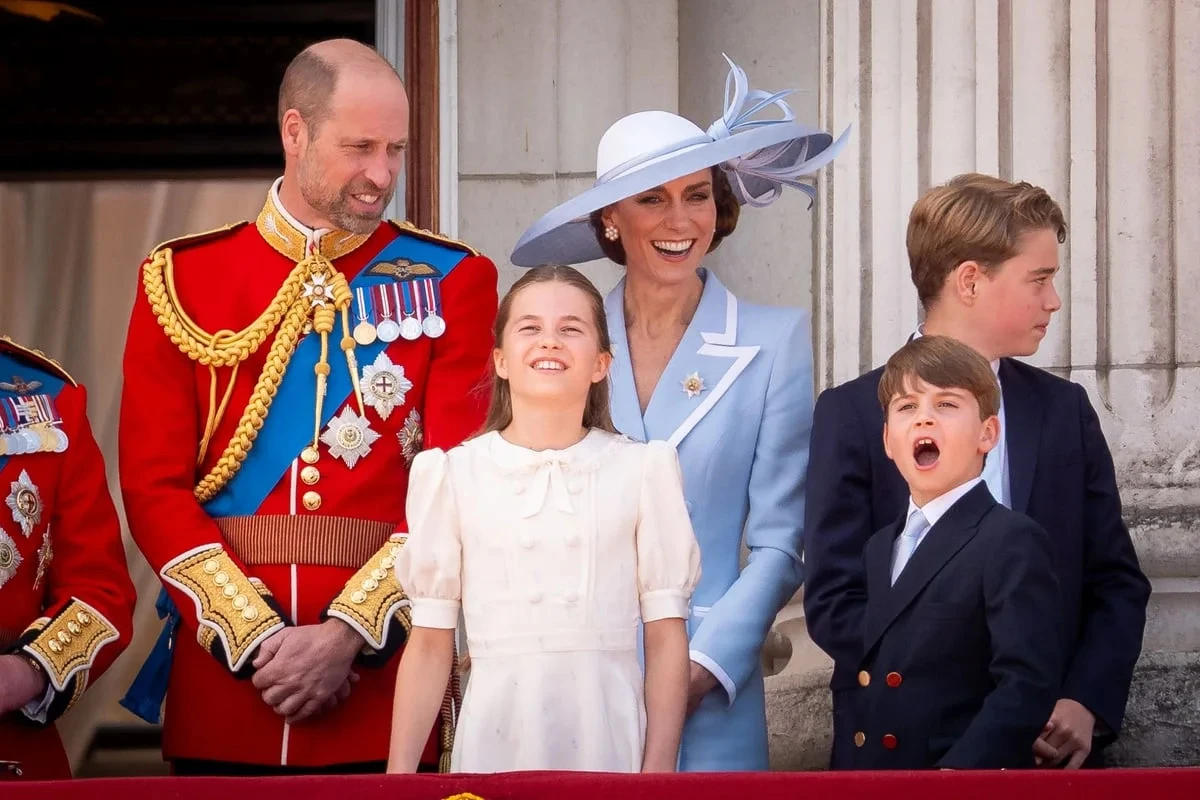 Red Arrows flypast for Trooping the Colour delights Prince Louis