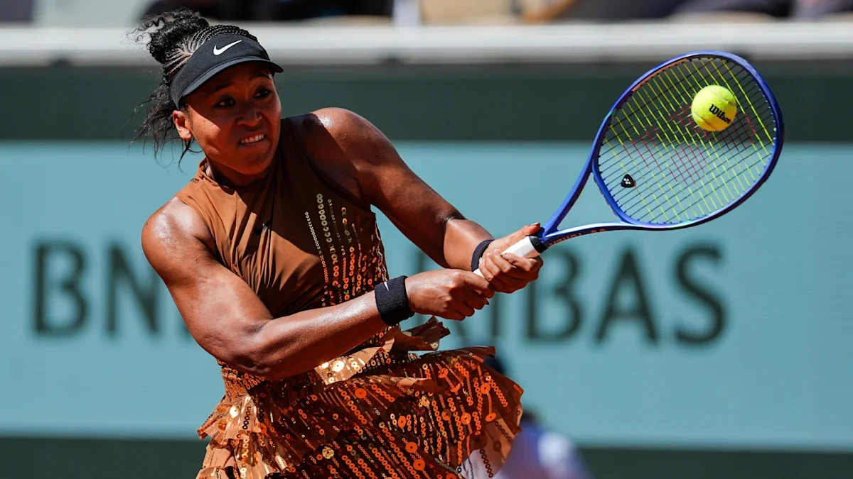Naomi Osaka makes sparkling entrance in custom Nike couture at the 2026 French Open