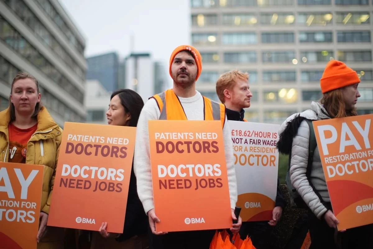 NHS braces for ‘triple whammy’ as resident doctors confirm four-day walkout