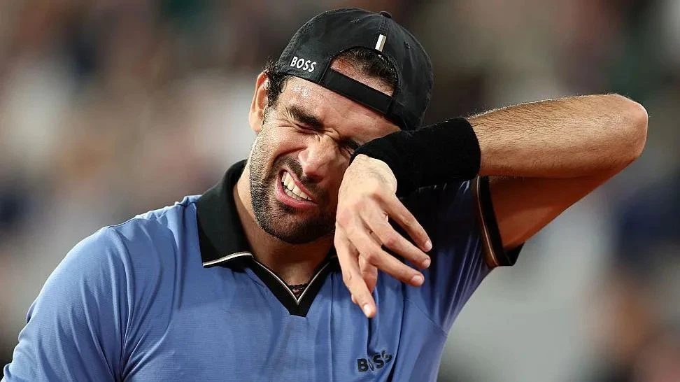 Berrettini tired of retiring as injury strikes again