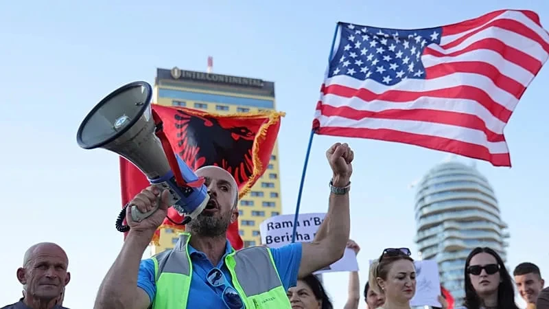 Albania protests escalate into diplomatic standoff with Iran