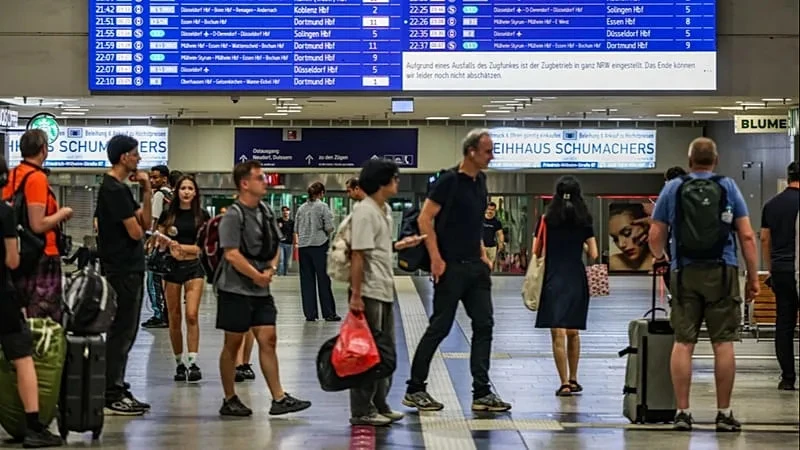 Technical malfunction with communications sytem temporarily halts entire German railway network