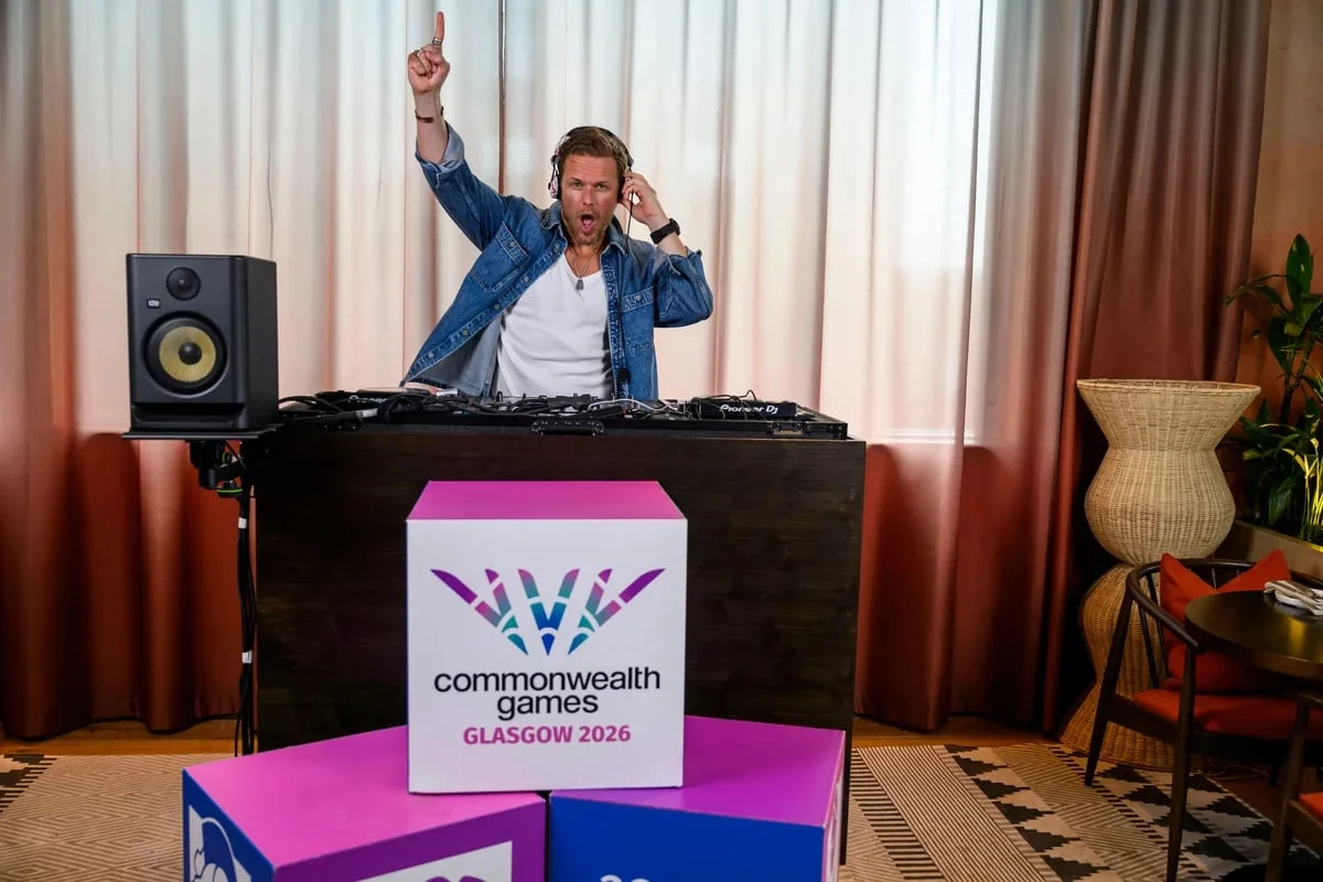 Outlander star Sam Heughan to DJ at Glasgow 2026 Commonwealth Games