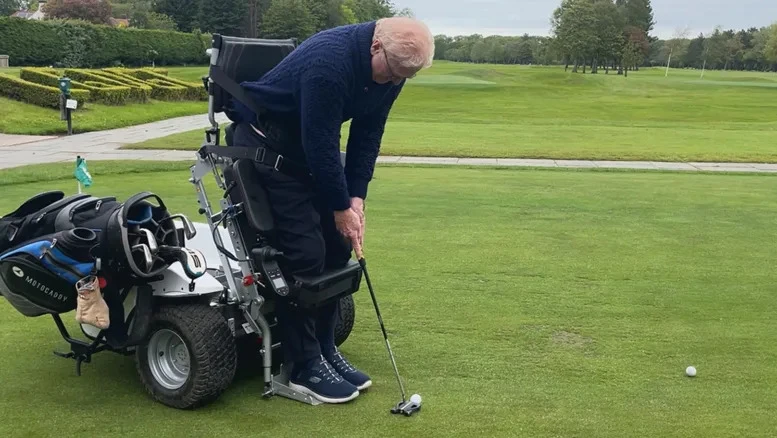An 'inspiration' - helping wheelchair users play golf again
