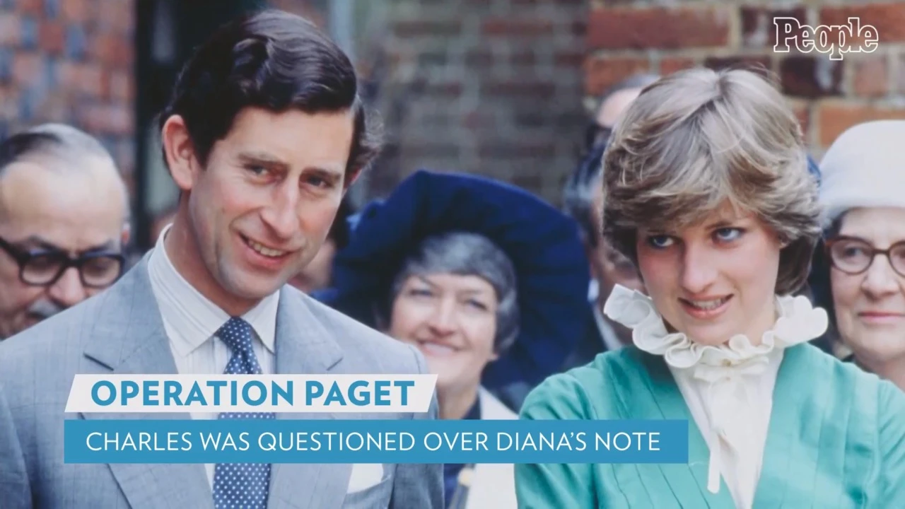 Charles was secretly questioned over Diana's note