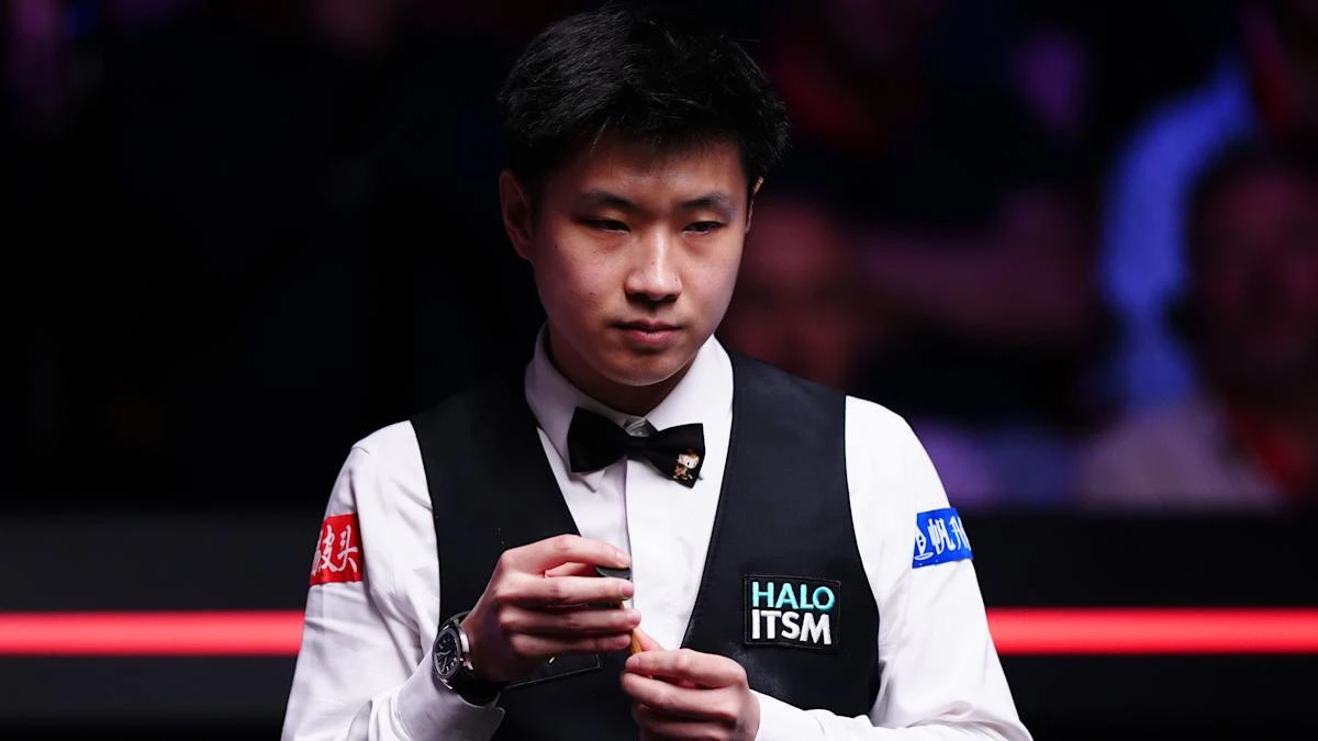 Zhao Xintong opens up 7-1 lead over Mark Williams in World Championship final