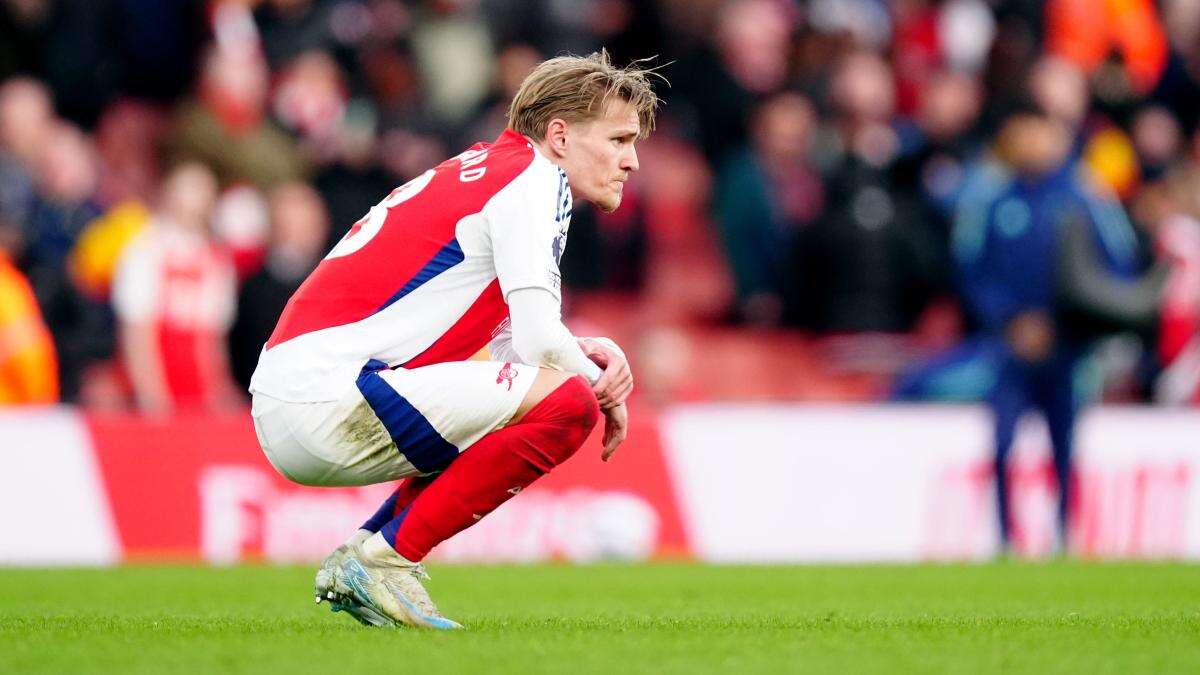 Martin Odegaard says Arsenal ‘have to keep going’ after West Ham defeat