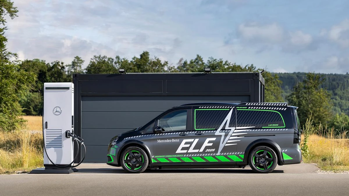 The Mercedes ELF takes electric vehicle charging to next level