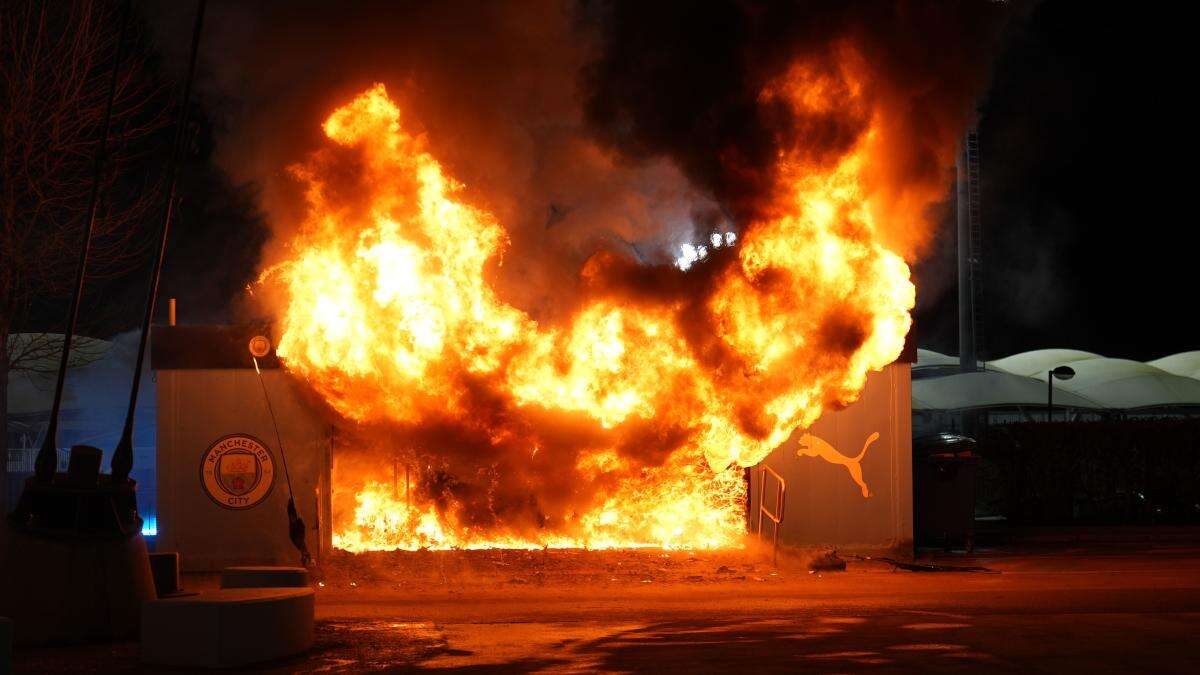 Man City’s clash with Club Brugge kicks off on time after fire outside stadium