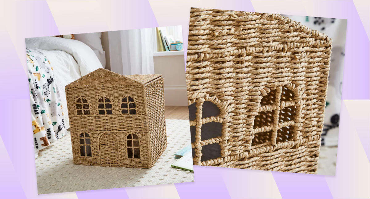 This is the chicest storage basket we've ever seen