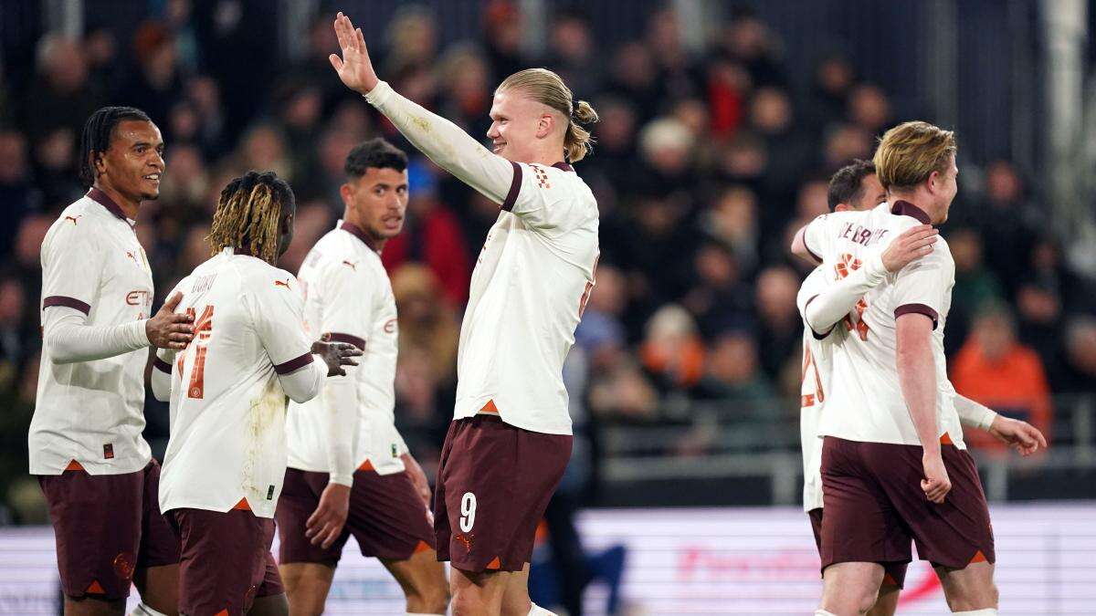 Erling Haaland scores five as Manchester City destroy Luton in FA Cup