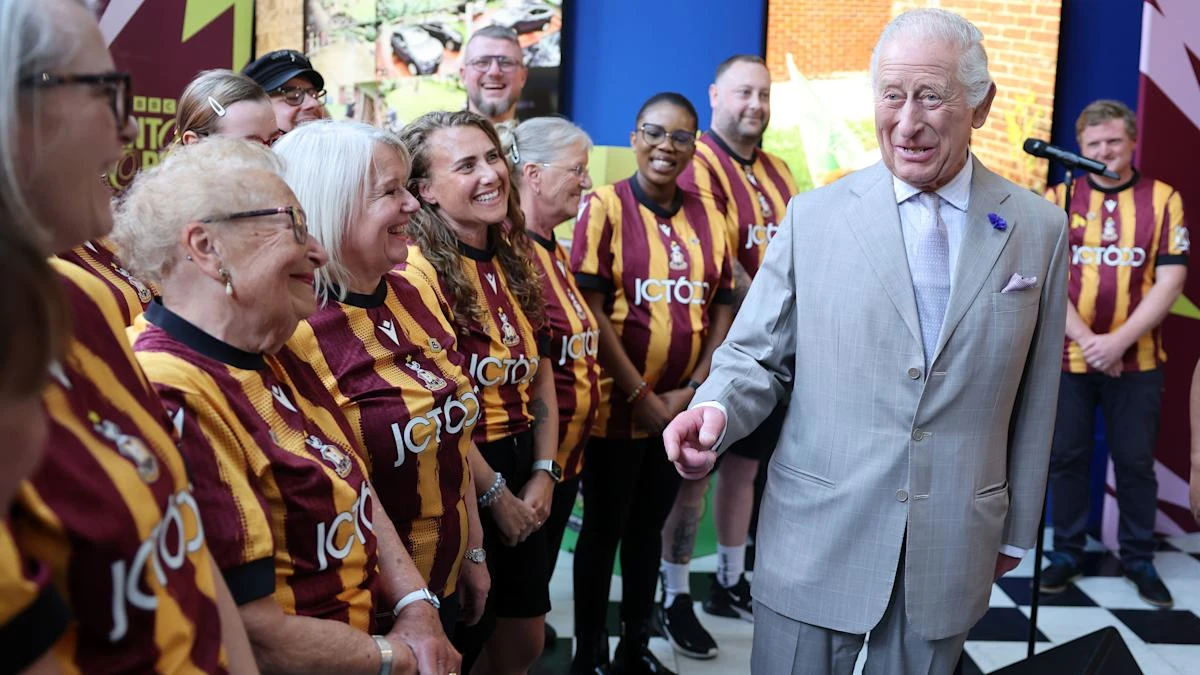 I’m on ‘better side’ of my cancer journey, says Charles during Bradford visit