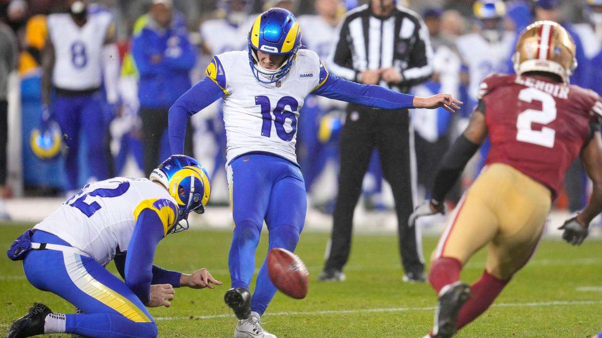 Joshua Karty kicks Los Angeles Rams to narrow victory