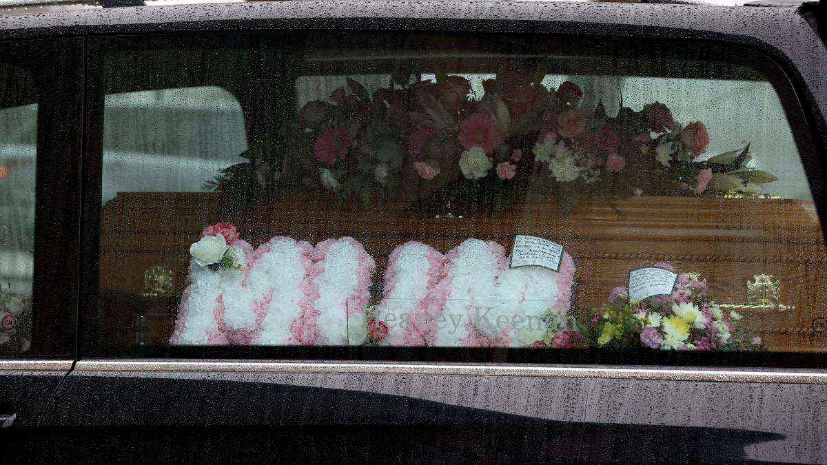 Tributes paid to ‘beautiful angel’ Karen Cummings at funeral