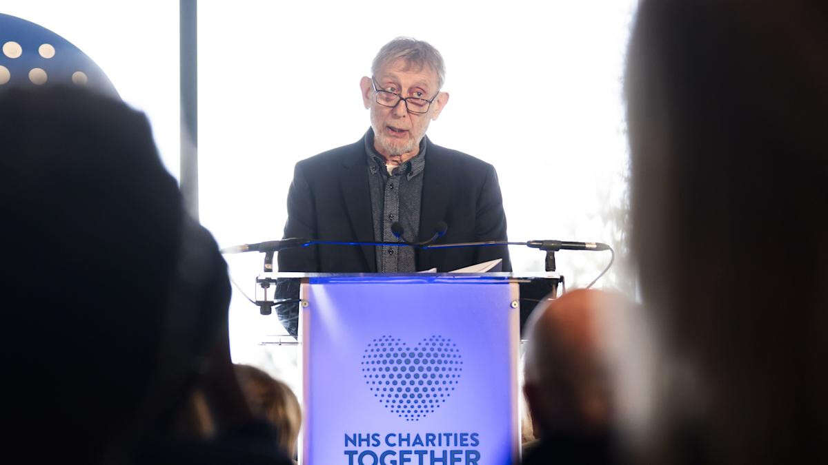 Michael Rosen marks Covid anniversary with haunting poem of pandemic memories