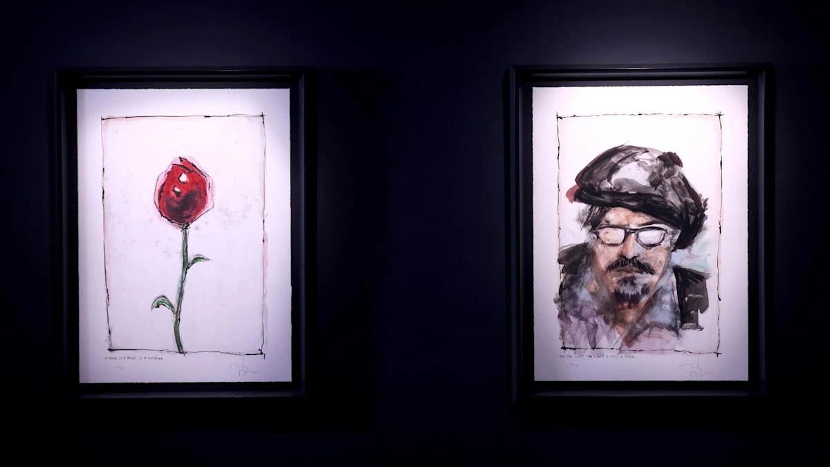 Johnny Depp self-portrait to go on sale