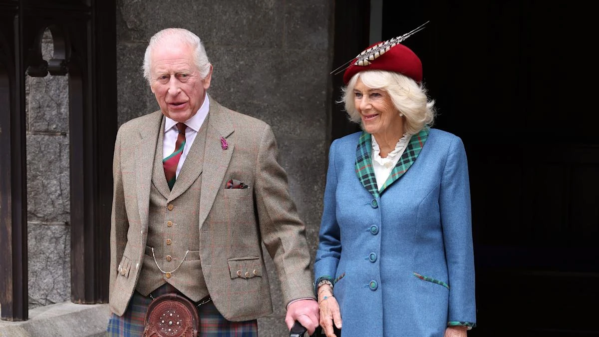 Charles and Camilla hear music written for their 20th anniversary at service
