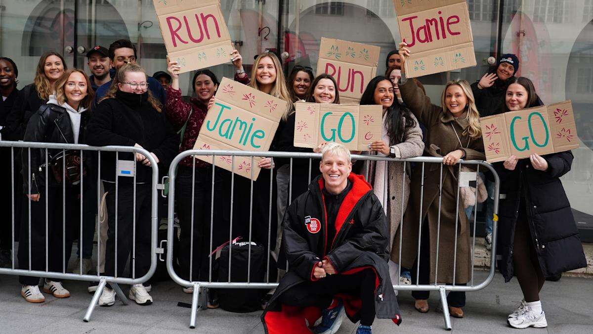 Jamie Laing’s running challenge for Comic Relief raises more than £2 million