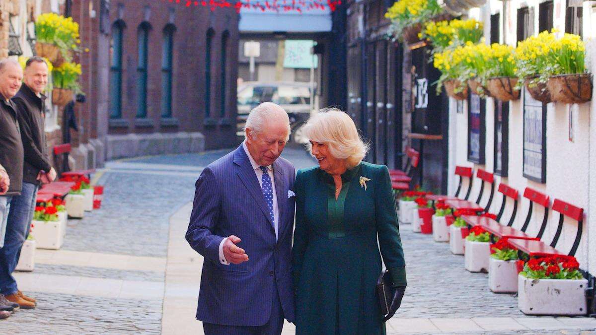 King and Queen meet creatives during visit to heart of Belfast