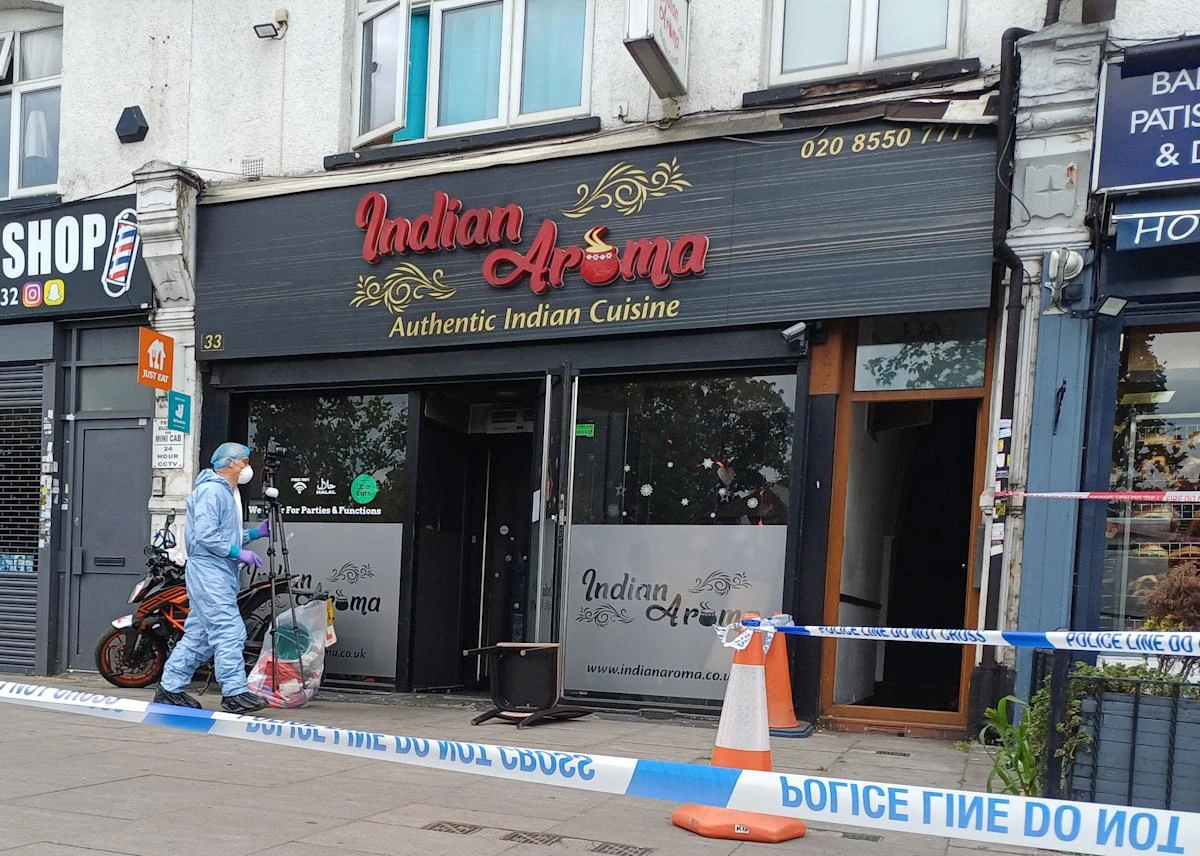 Fire at Ilford restaurant like a Halloween scene, local businessman says