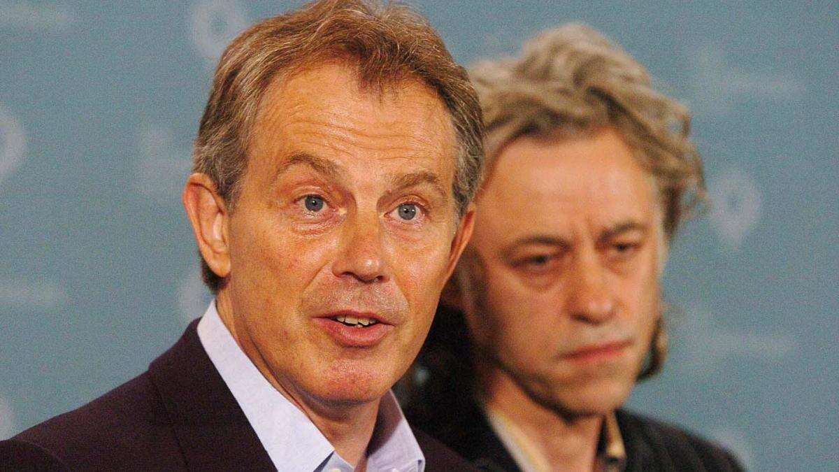 Geldof urged Blair to take international lead on aid for Africa