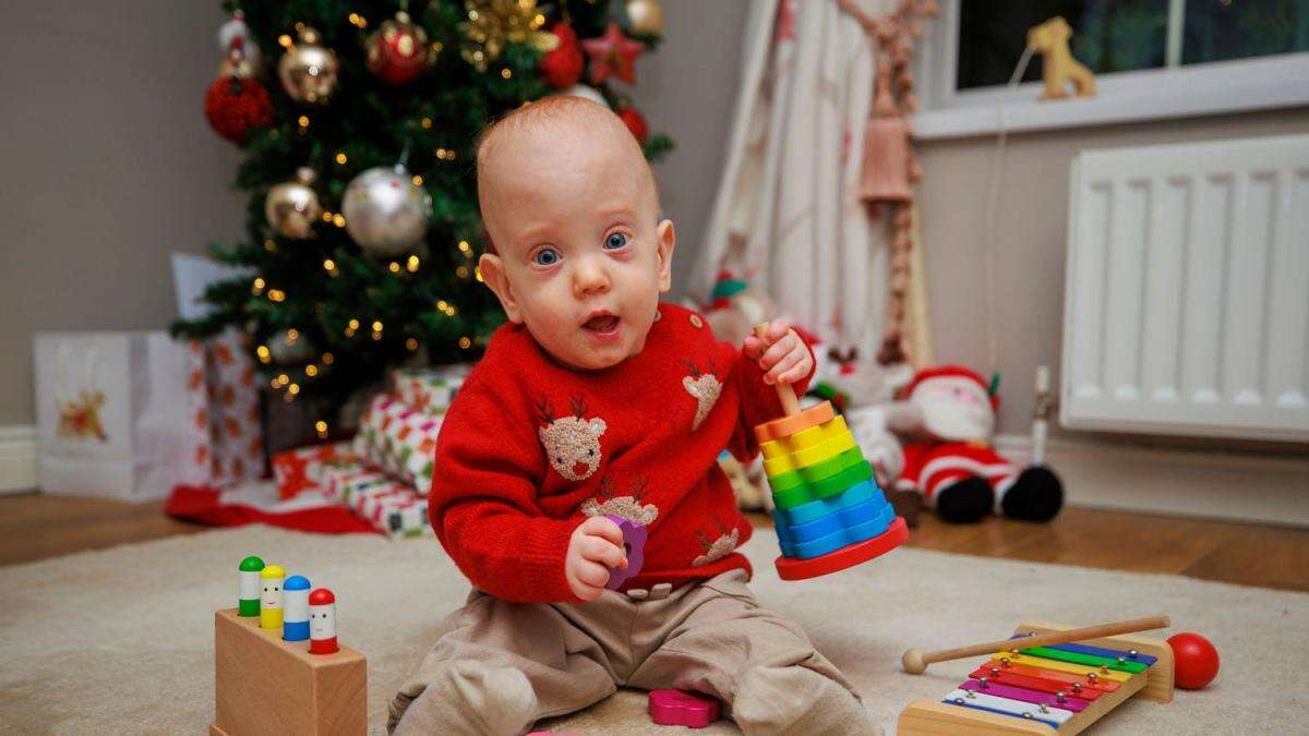 Premature baby boy who beat the odds set for Christmas dinner at home