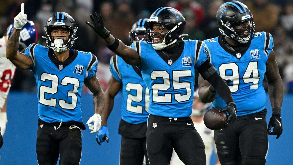 Carolina Panthers seal overtime victory over New York Giants in Munich