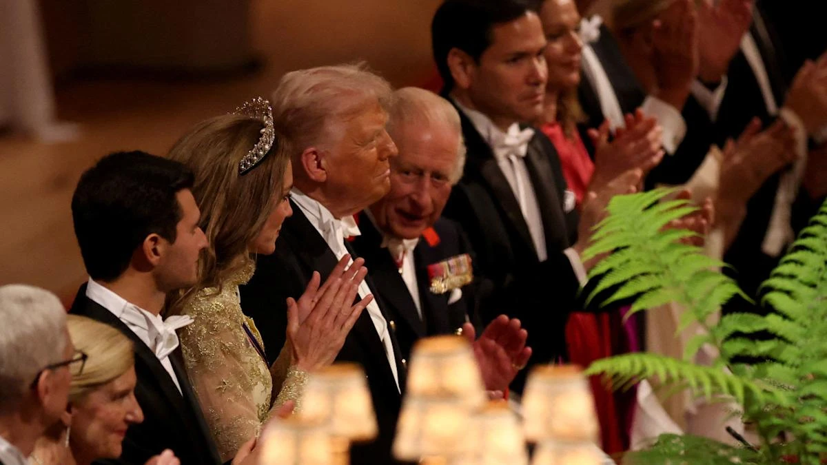 Trump ate ‘whatever the hell they served us’ at Windsor Castle banquet