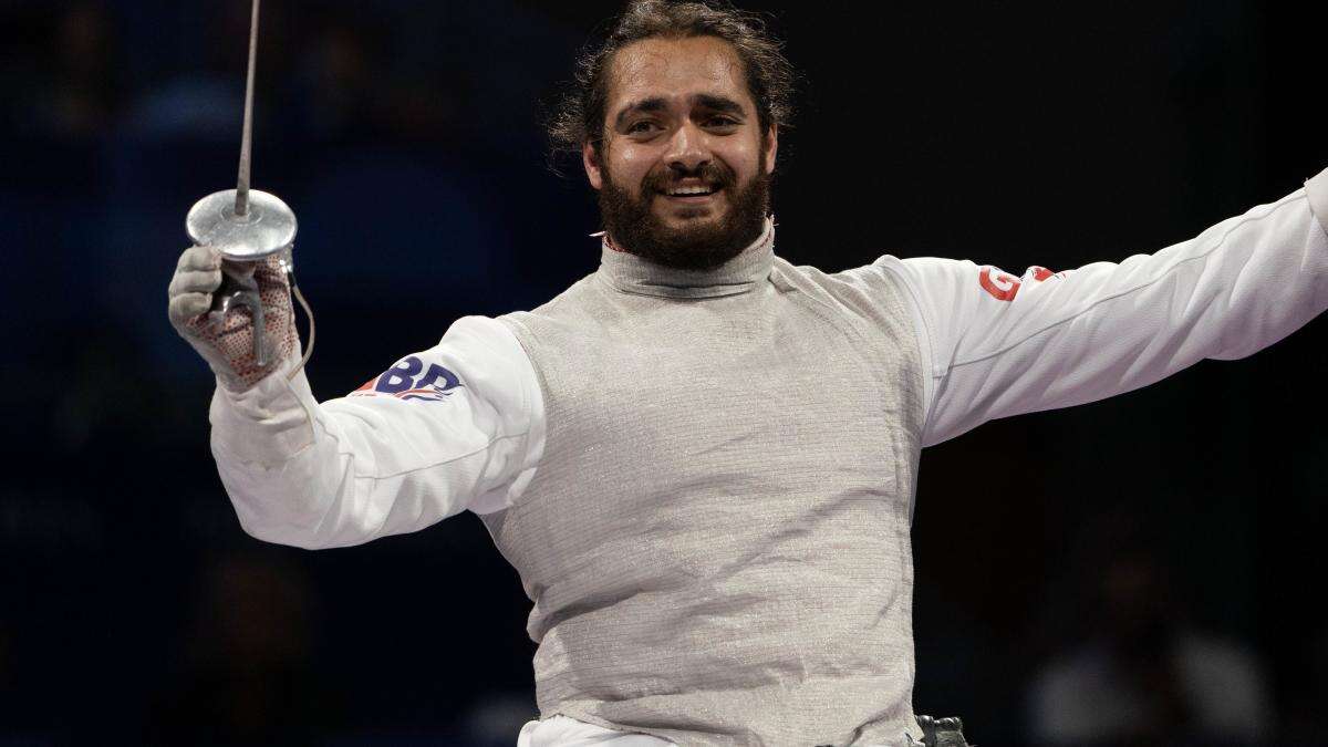 Britain’s Dimitri Coutya wins Paralympic wheelchair fencing gold